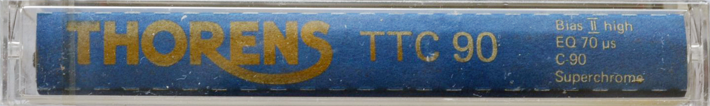 Compact Cassette Thorens TTC 90 Type II Chrome 1989 Europe