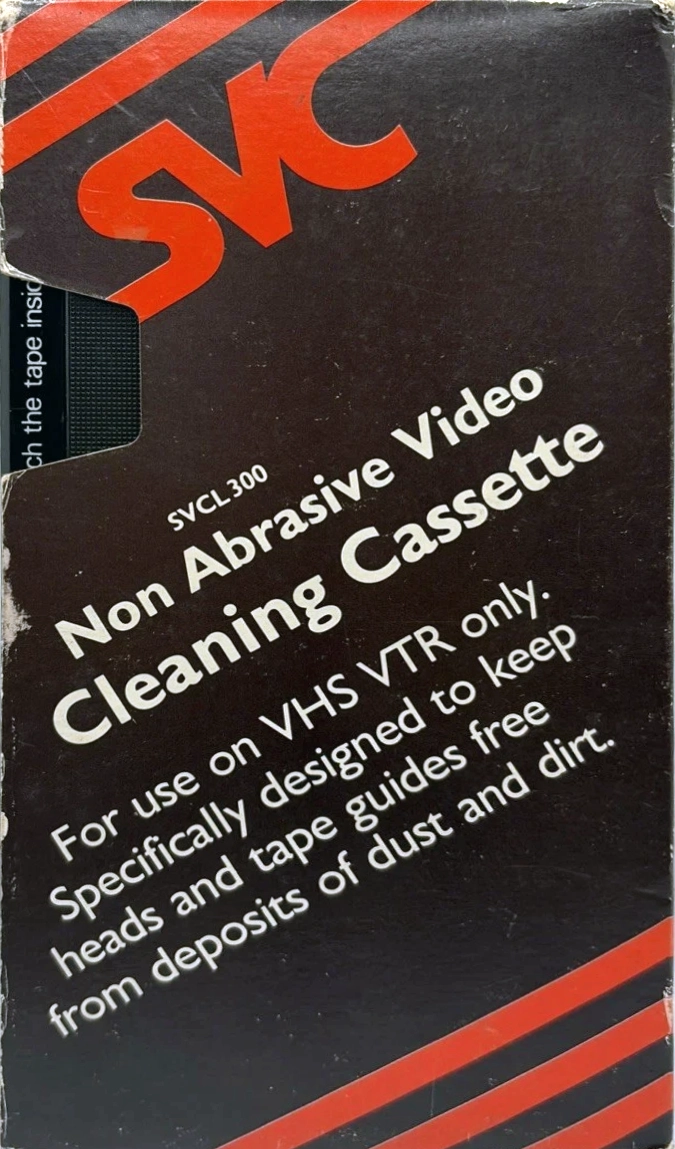 VHS, Video Home System SVC "SVCL 300" Cleaning Cassette Unknown Country