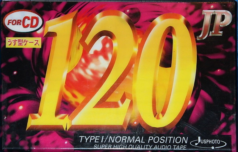Compact Cassette Jusphoto JP 120 Type I Normal 1998 Japan