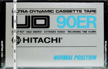 Compact Cassette Hitachi UD 90 "C90ER" Type I Normal 1977 Europe