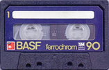 Compact Cassette BASF Ferrochrom 90 Type III Ferro Chrome 1977 Europe