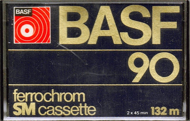 Compact Cassette BASF Ferrochrom 90 Type III Ferro Chrome 1977 Europe