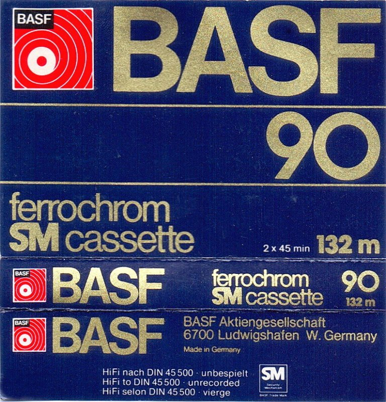 Compact Cassette: BASF  - Ferrochrom 90