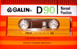 Compact Cassette Galin 90 Type I Normal 1988 Hong Kong
