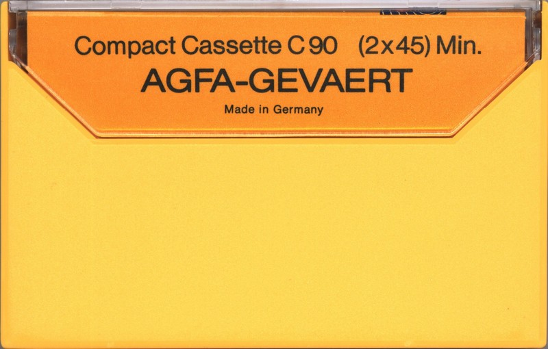 Compact Cassette AGFA 90 Type I Normal 1972 Germany