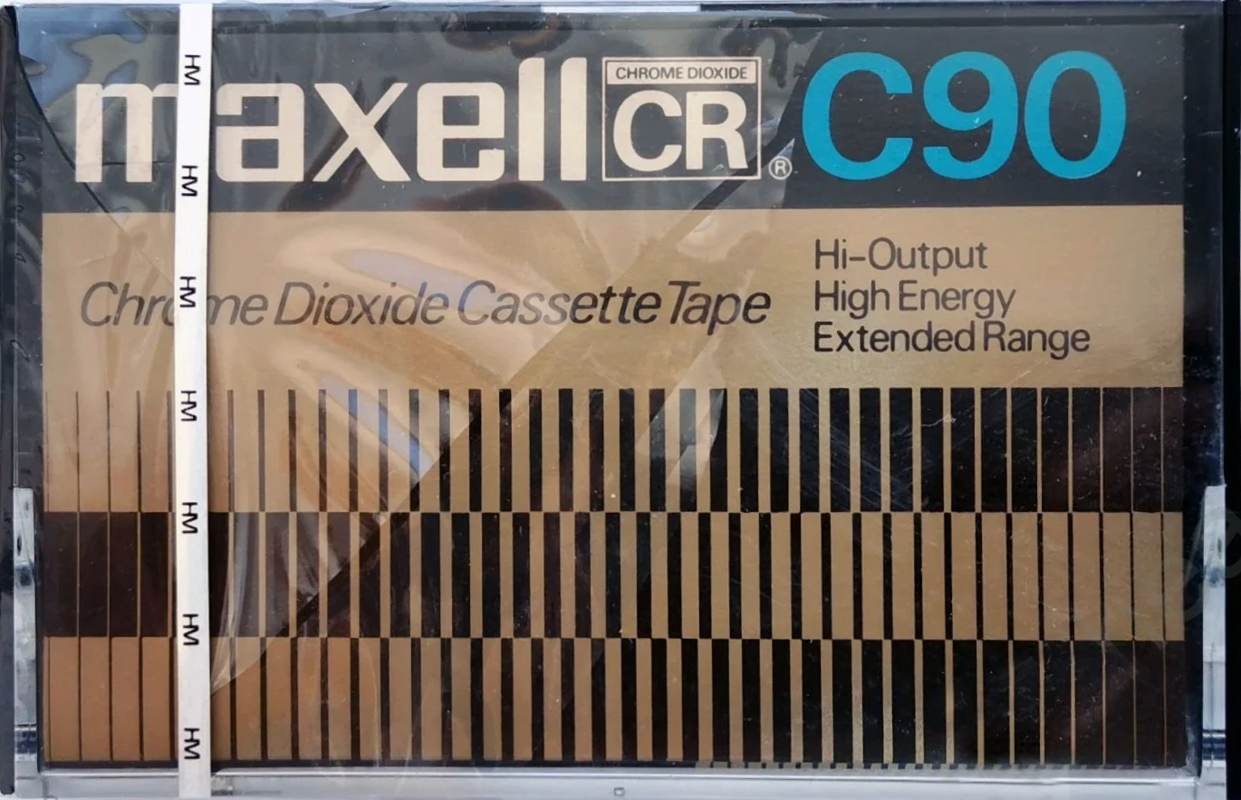 Compact Cassette Maxell CR 90 Type II Chrome 1972 Worldwide