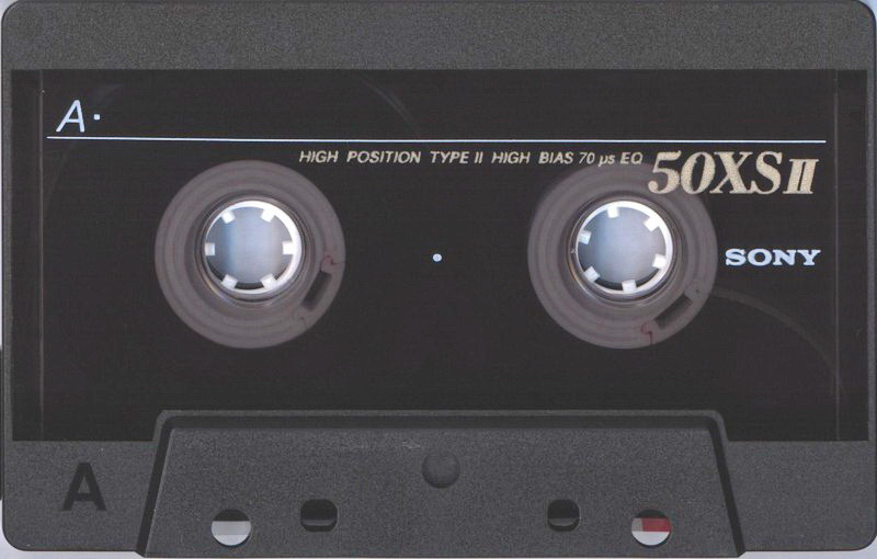 Compact Cassette Sony X Select 50 "C-50XS2" Type II Chrome 1994 Japan