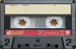 Compact Cassette BASF Metal IV 120 "ME IV / MP IV" Type IV Metal 1985 Europe