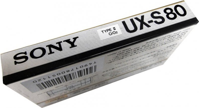 Compact Cassette Sony UX-S 80 Type II Chrome 1986 Japan