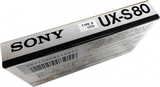 Compact Cassette Sony UX-S 80 Type II Chrome 1986 Japan