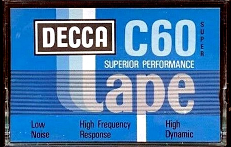 Compact Cassette DECCA 60 Type I Normal England