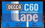 Compact Cassette DECCA 60 Type I Normal England