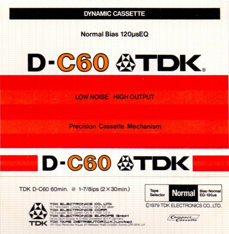 Compact Cassette: TDK  - D 60