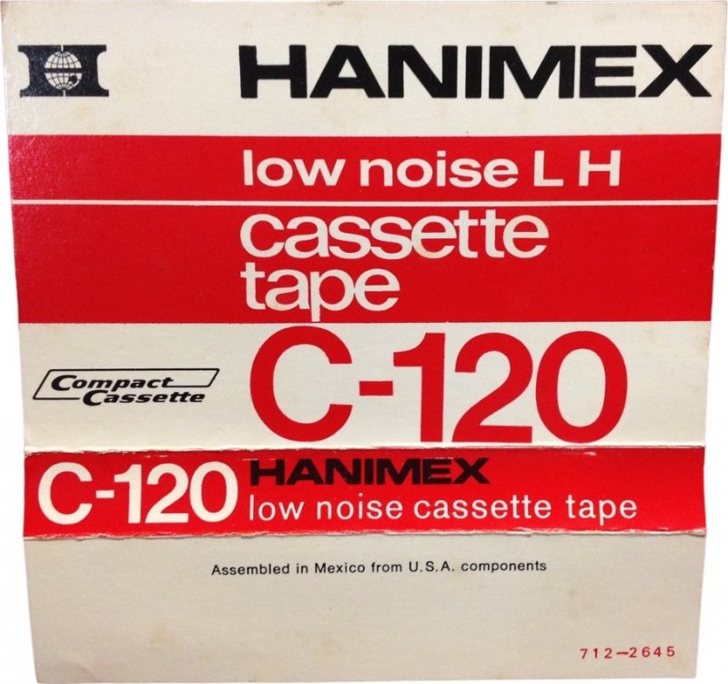 Compact Cassette Hanimex 120 Type I Normal USA