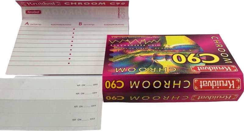 Compact Cassette Kruidvat 90 Type II Chrome Netherlands