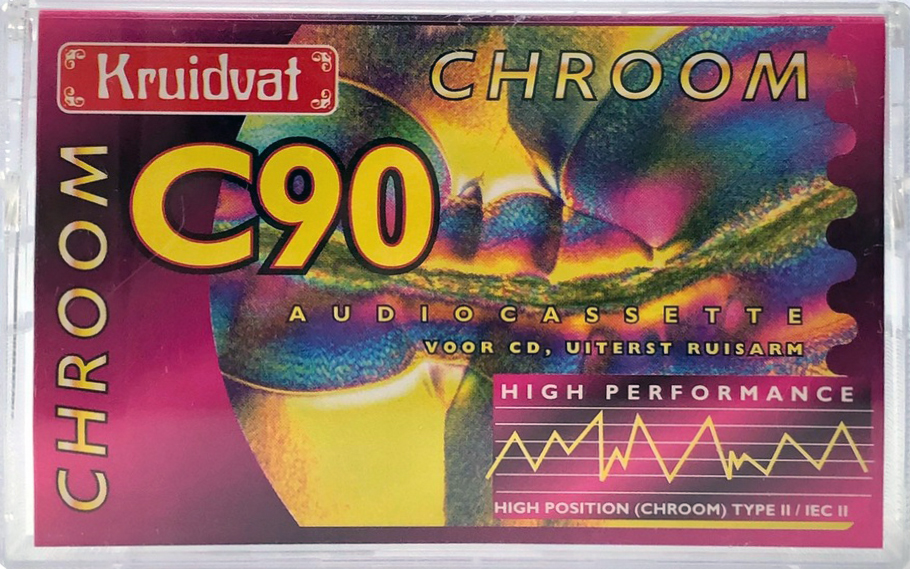 Compact Cassette Kruidvat 90 Type II Chrome Netherlands