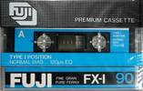 Compact Cassette Fuji FX-I 90 Type I Normal 1980 Europe, North America