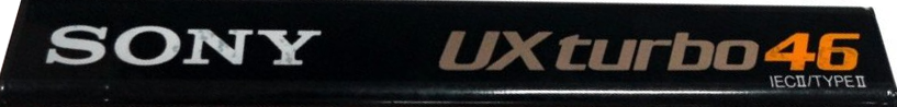 Compact Cassette Sony UX turbo 46 "UX-S46TB" Type II Chrome 1990 Japan