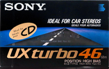 Compact Cassette Sony UX turbo 46 "UX-S46TB" Type II Chrome 1990 Japan