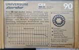 Compact Cassette Universum CX II 90 Type II Chrome 1987 Germany