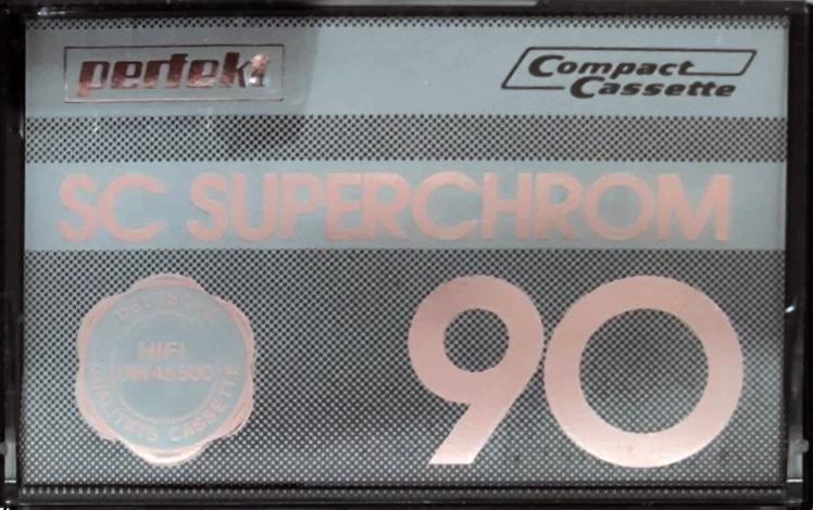 Compact Cassette Perfekt 90 "SC" Type II Chrome 1976 Europe