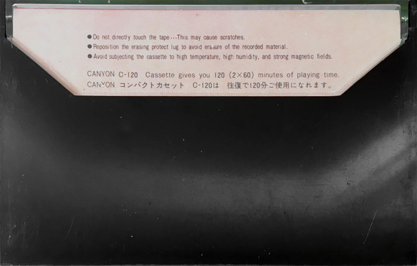 Compact Cassette Canyon 120 Type I Normal Worldwide