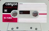Compact Cassette Canyon 120 Type I Normal Worldwide