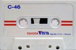 Compact Cassette Toyota 46 "Vista" Type I Normal 1985 Japan
