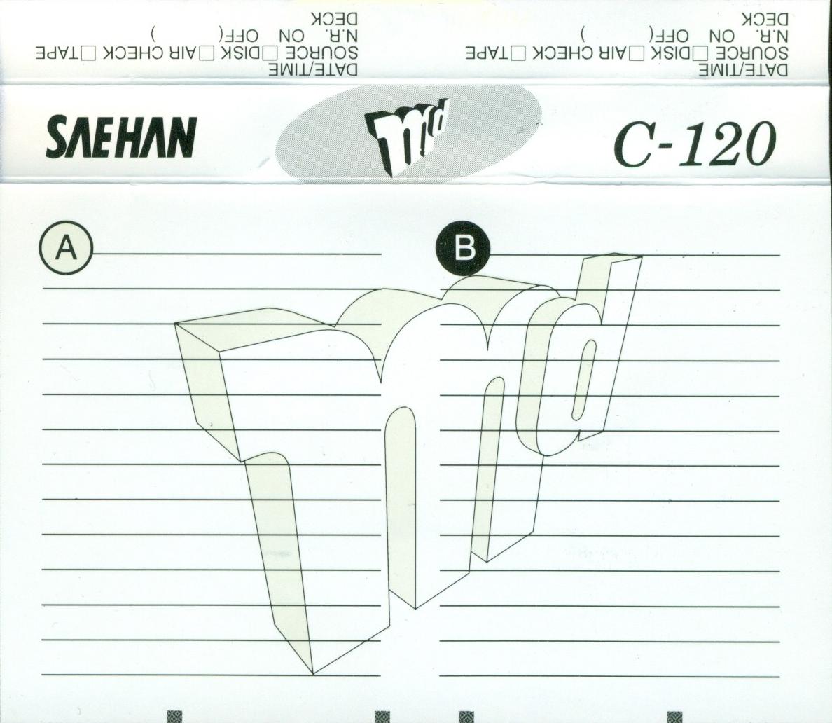 Compact Cassette Saehan MD 120 Type I Normal 1994 Europe