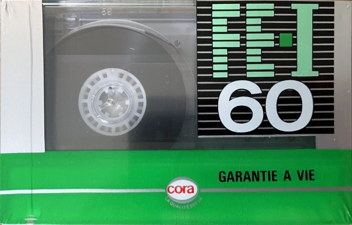 Compact Cassette Cora Fe-I 60 Type I Normal 1993 Belgium