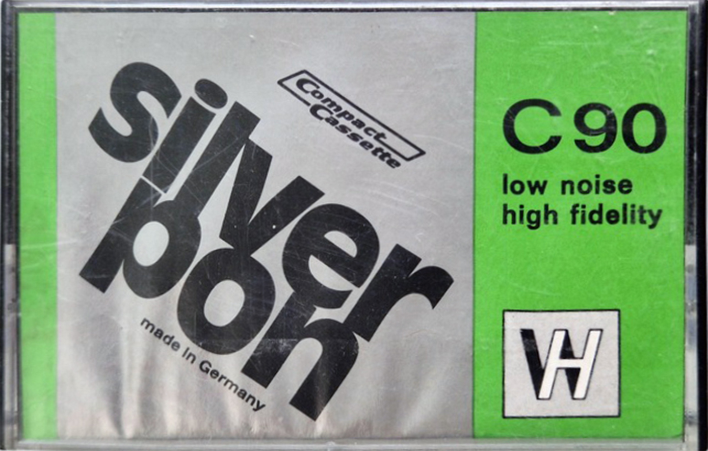 Compact Cassette Silver Pon low noise 90 Type I Normal 1978 Europe
