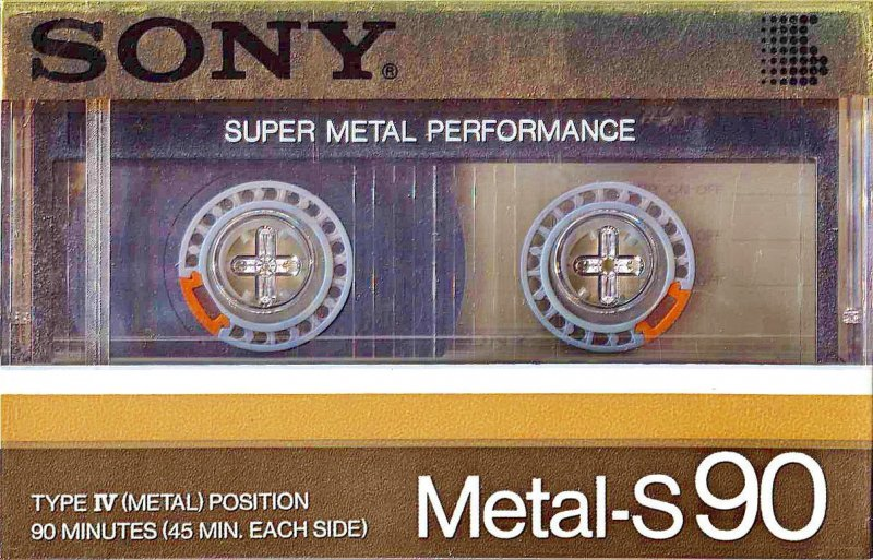 Compact Cassette: Sony  - Metal-S 90