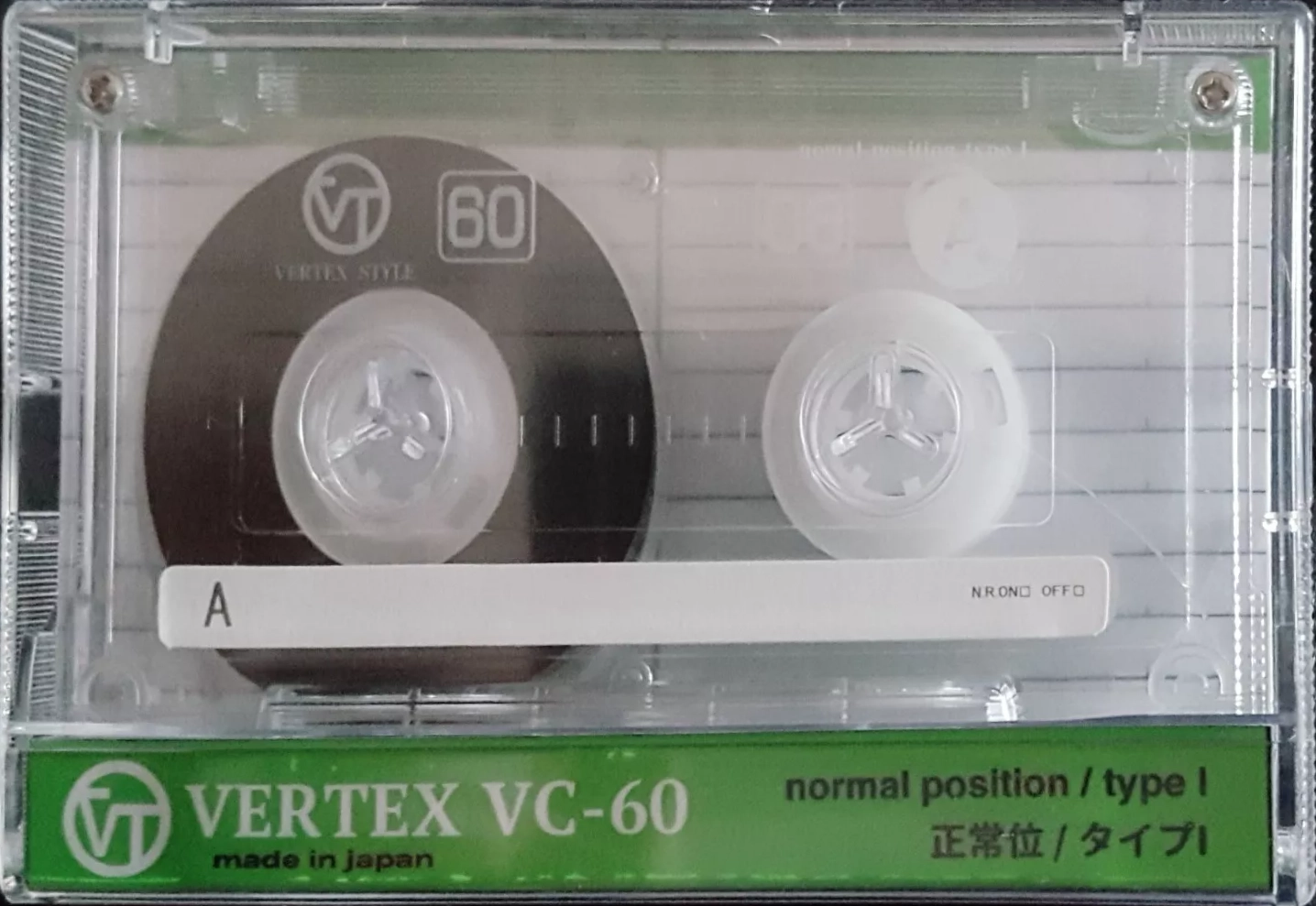 Compact Cassette Vertex 60 "VC" Type I Normal Japan