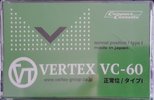 Compact Cassette Vertex 60 "VC" Type I Normal Japan