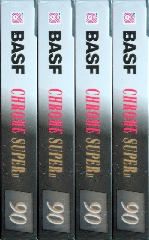 Compact Cassette BASF Chrome Super II 90 Type II Chrome 1993 Germany