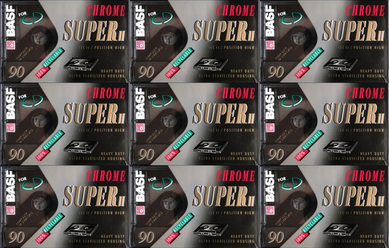 Compact Cassette: BASF  - Chrome Super II 90