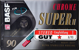 Compact Cassette BASF Chrome Super II 90 Type II Chrome 1993 Germany