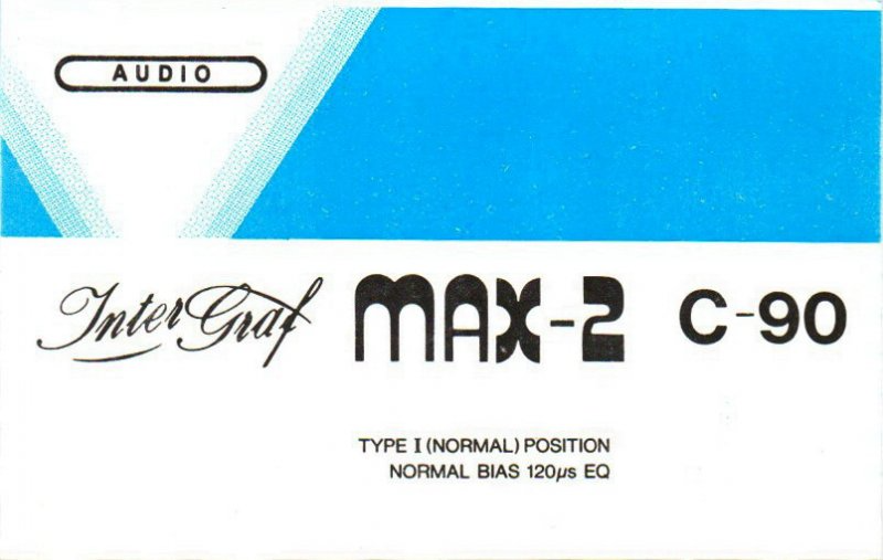 Compact Cassette Inter Graf 90 "MAX-2" Type I Normal Singapore