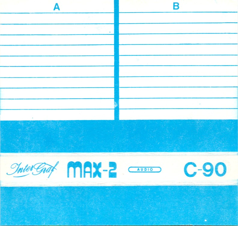 Compact Cassette Inter Graf 90 "MAX-2" Type I Normal Singapore