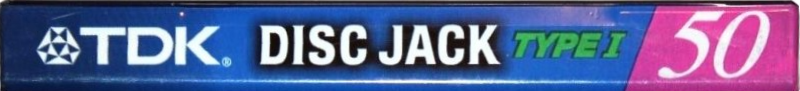 Compact Cassette TDK DJ1 Disc Jack 50 "DJ1-50F" Type I Normal 1999 Japan