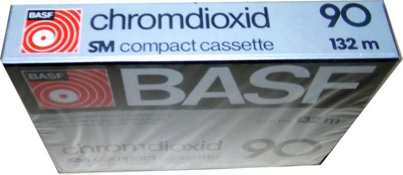 Compact Cassette BASF Chromdioxid 90 Type II Chrome 1976 Europe