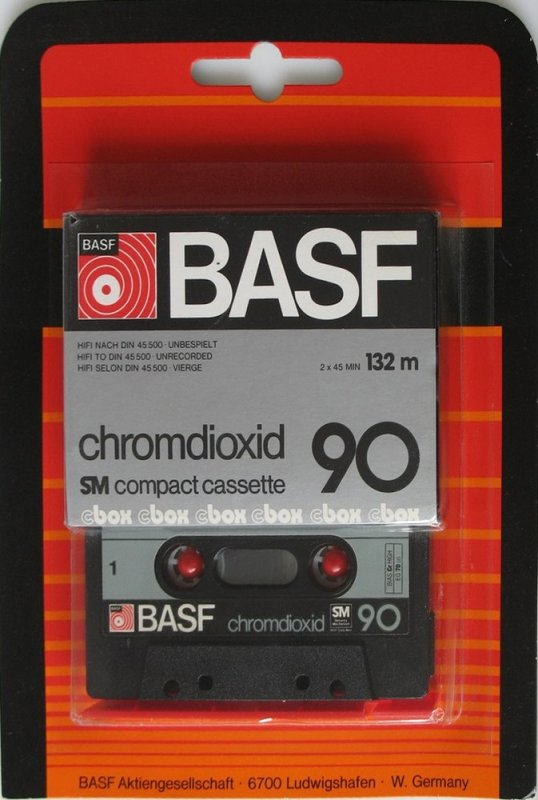 Compact Cassette: BASF  - Chromdioxid 90