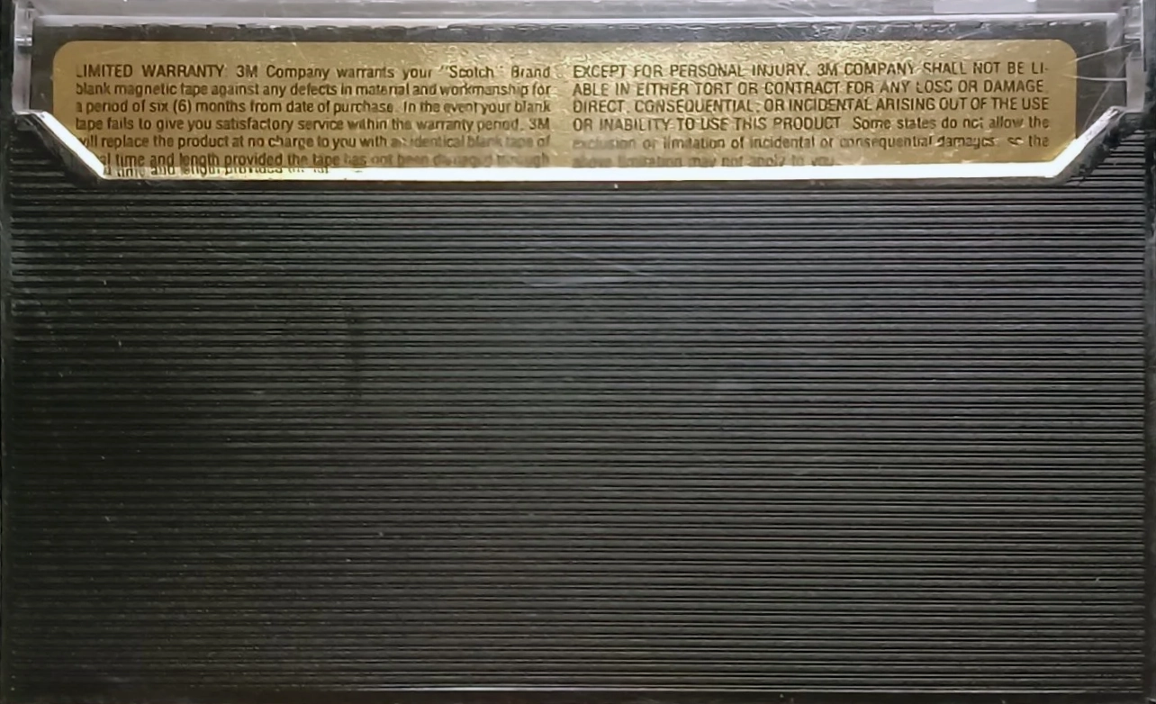 Compact Cassette Scotch Master II 60 Type II Chrome 1977 USA