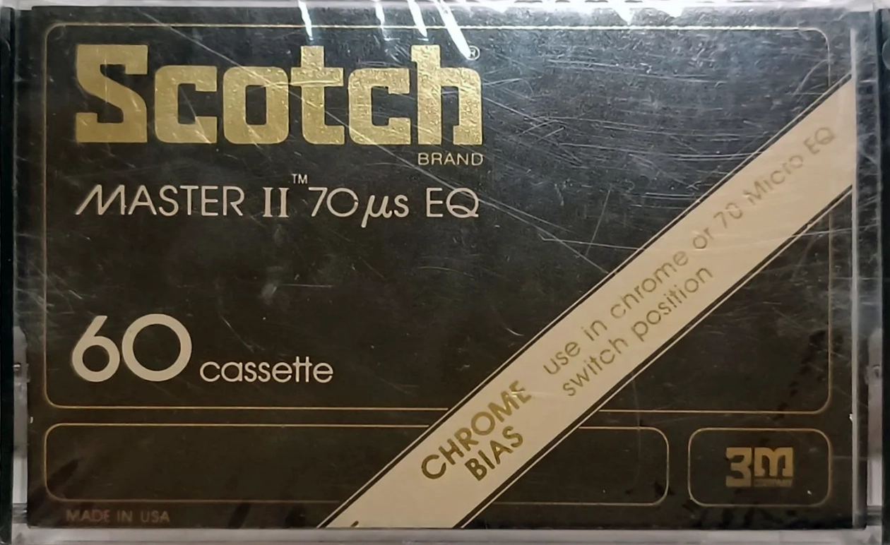 Compact Cassette Scotch Master II 60 Type II Chrome 1977 USA