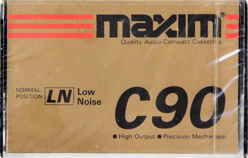 Compact Cassette: Unknown Maxim - LN 90