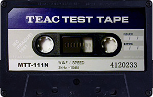 Compact Cassette Teac MTT "111N" Test Cassette Japan