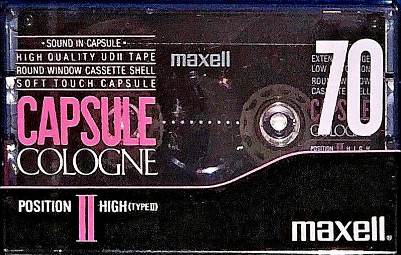 Compact Cassette Maxell Capsule II 70 "Cologne" Type II Chrome 1990 Europe