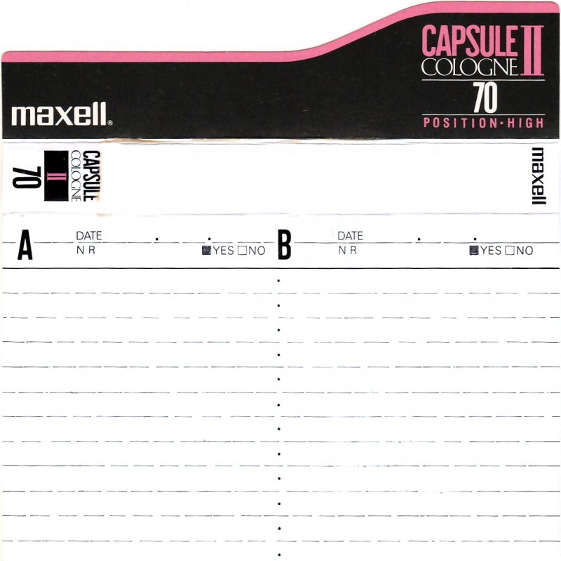 Compact Cassette: Maxell / Hitachi Maxell - Cologne 70