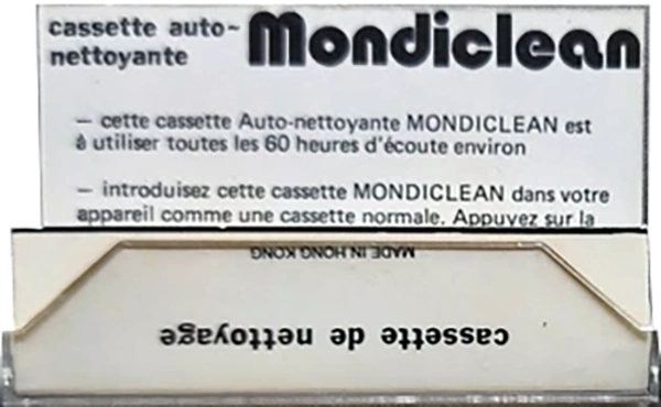 Compact Cassette Mondiclean Cleaning Cassette France