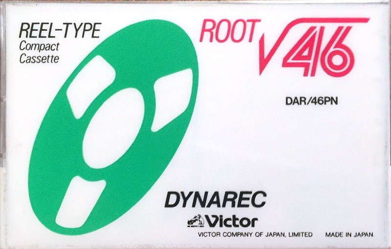 Compact Cassette Victor Dynarec Root 46 "DAR/46PN" Type I Normal 1986 Japan